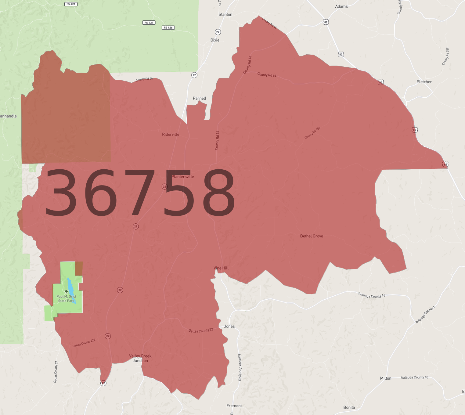 Zip Code 36758 zip-code-36758