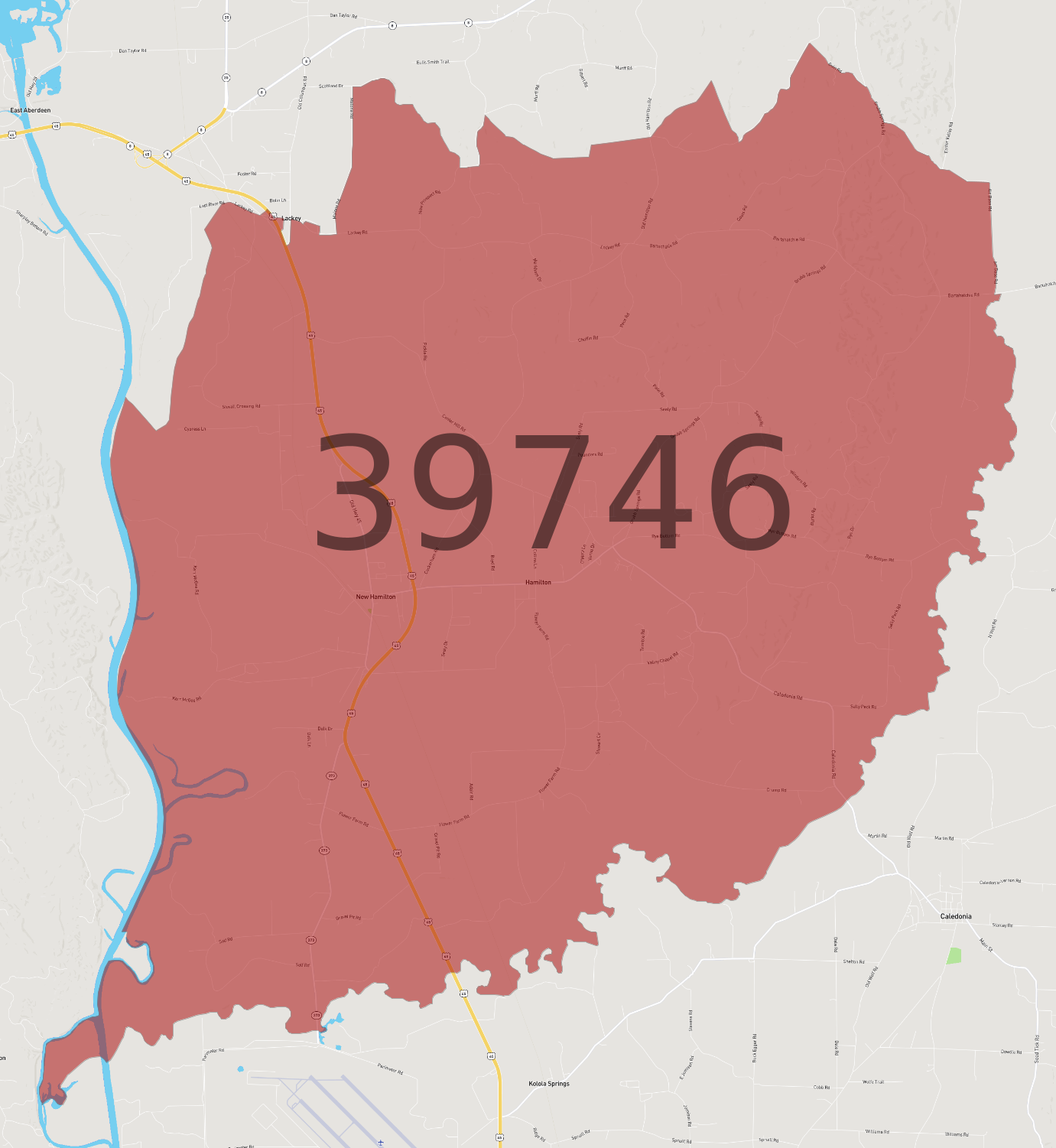 Zip Code 39746
