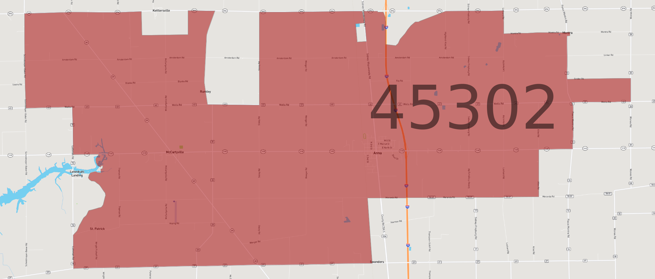 Zip Code 45302
