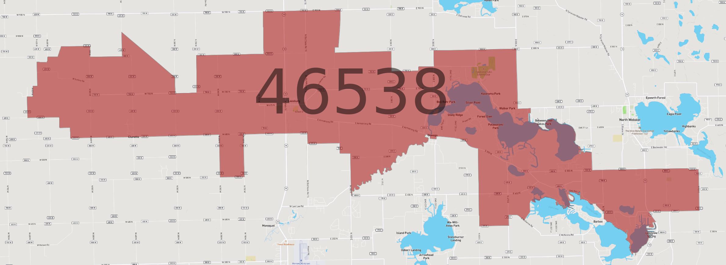 Zip Code 46538