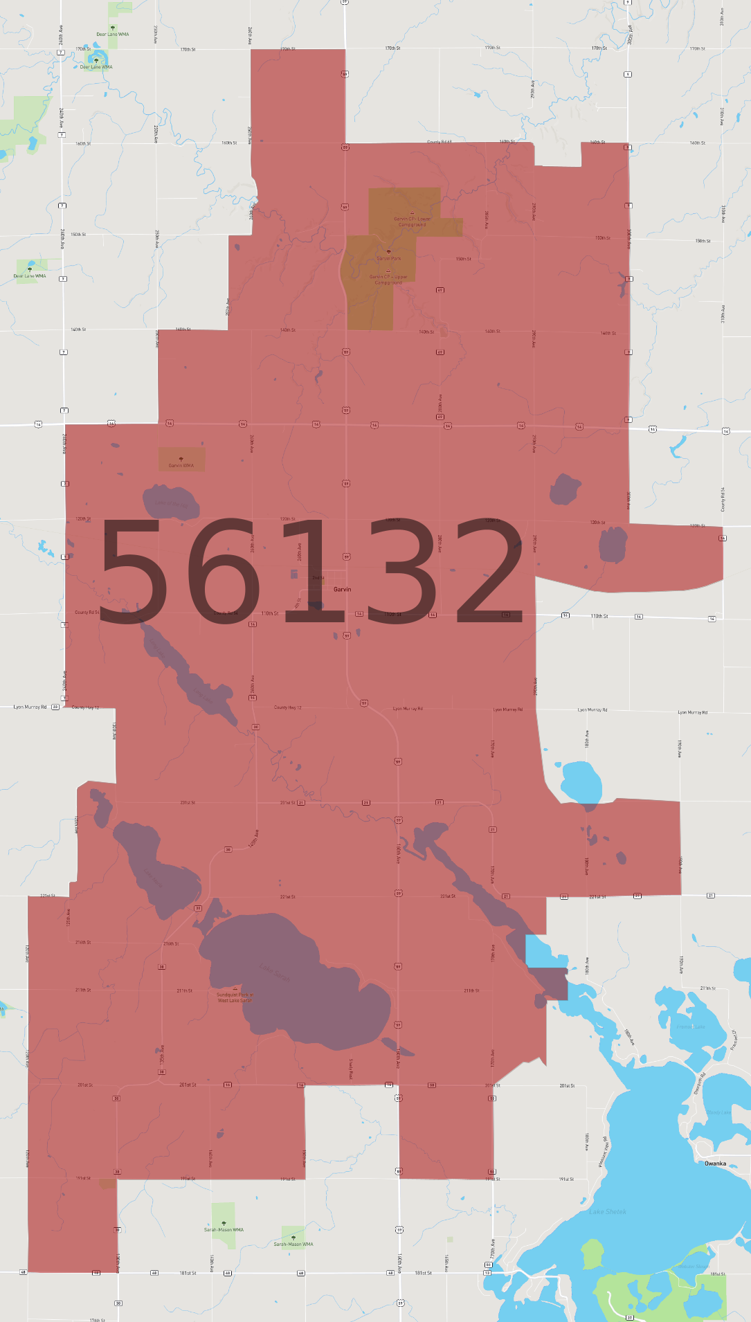 Zip Code 56132