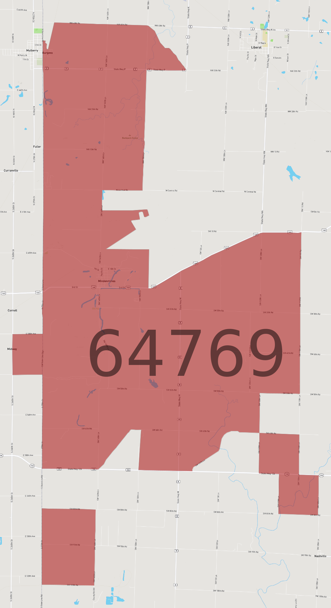 Zip Code 64769