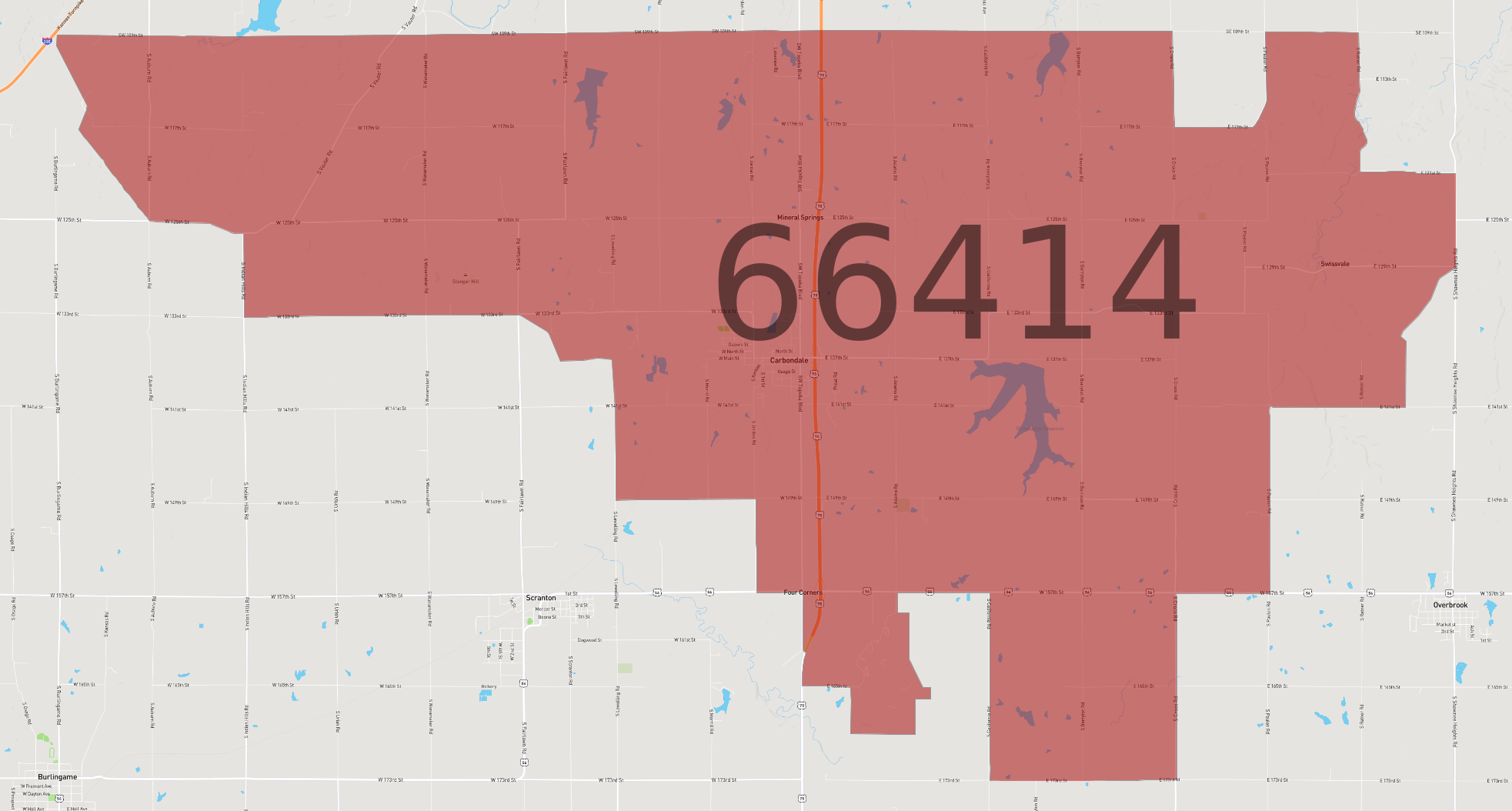 ◯◯◯ 66414 ZIP Code - United States