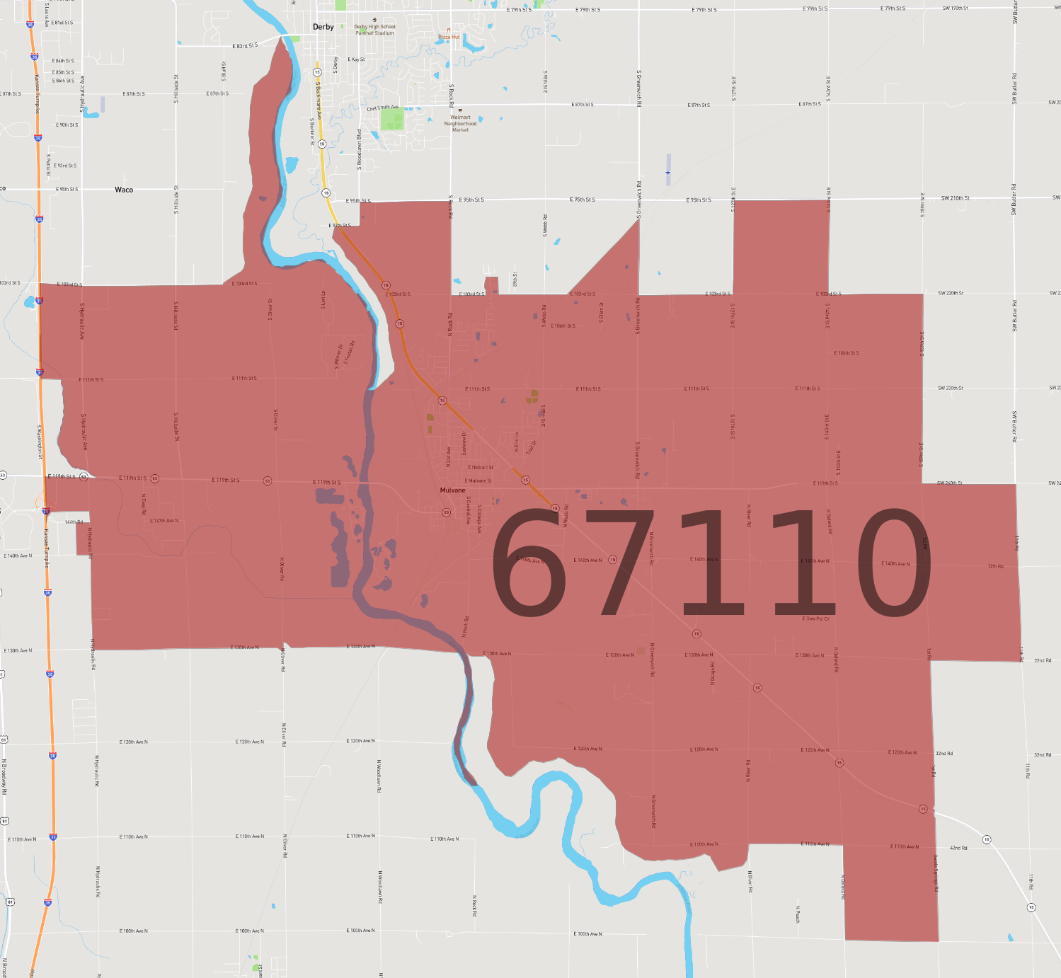 Zip Code 67110