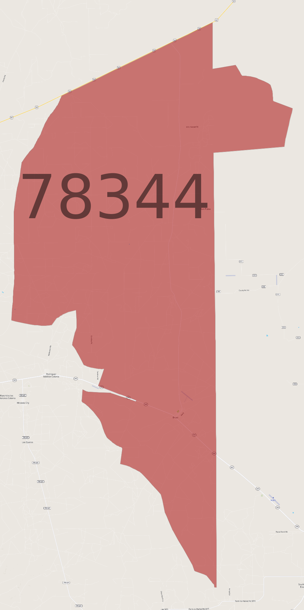 Zip Code 78344
