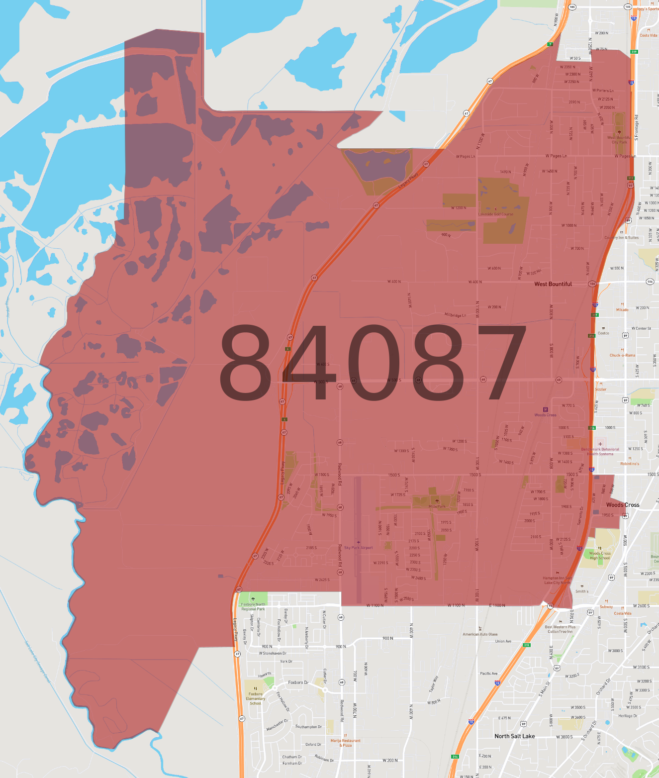 Zip Code 84087