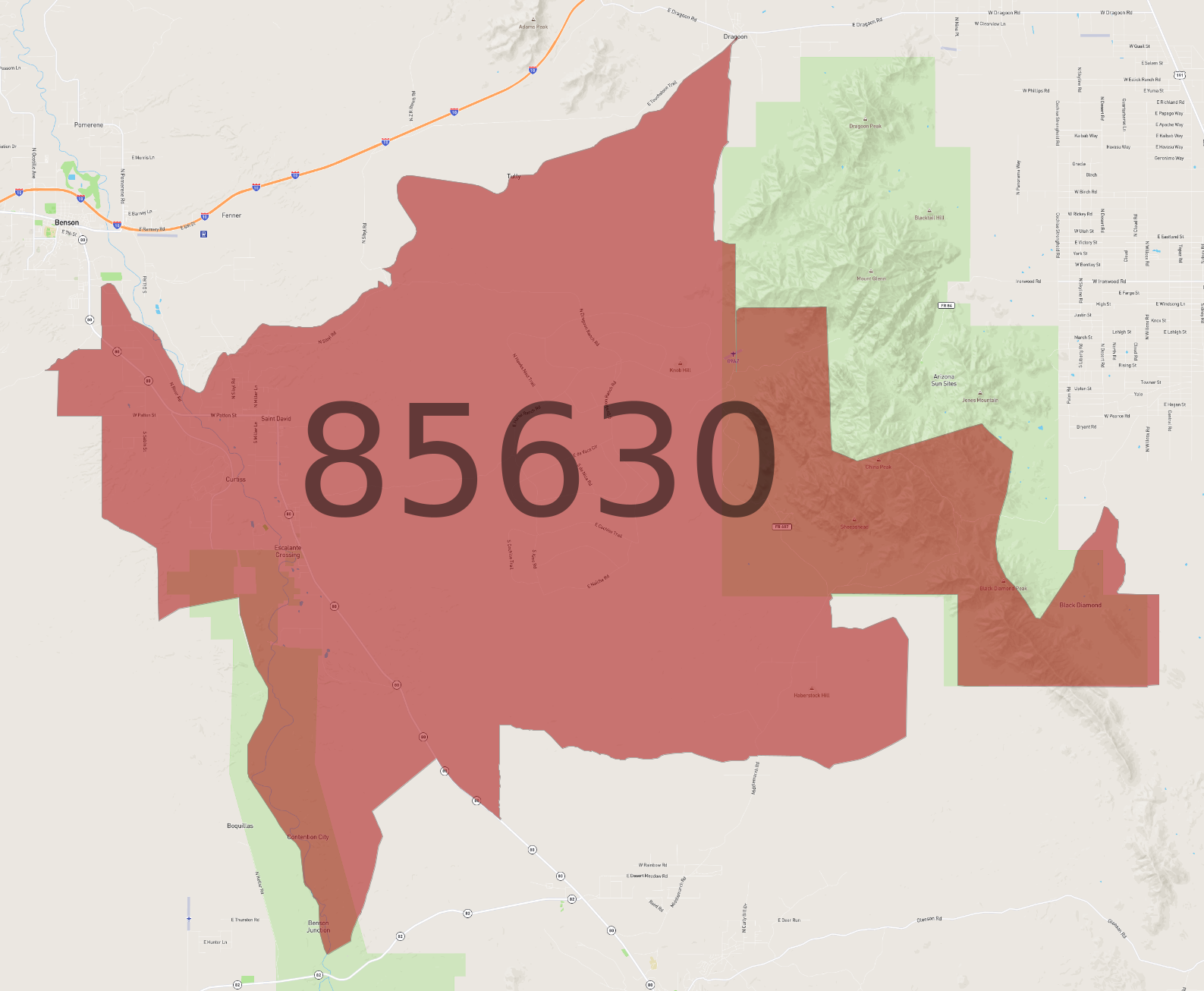 Zip code 85630