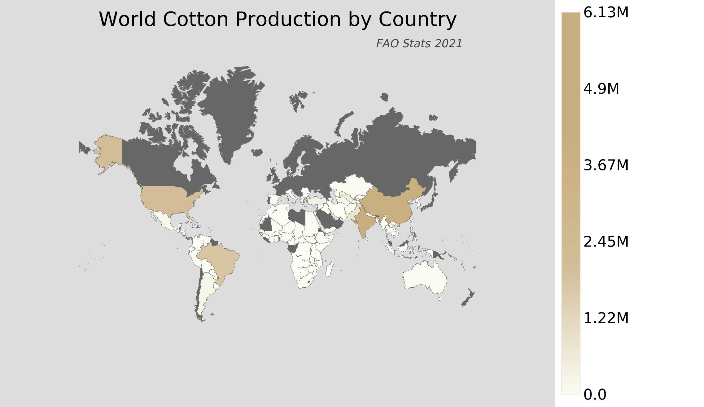 World Cotton Production by Country