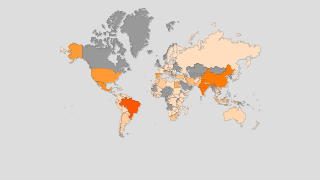 World Orange Production by Country Thumbnail