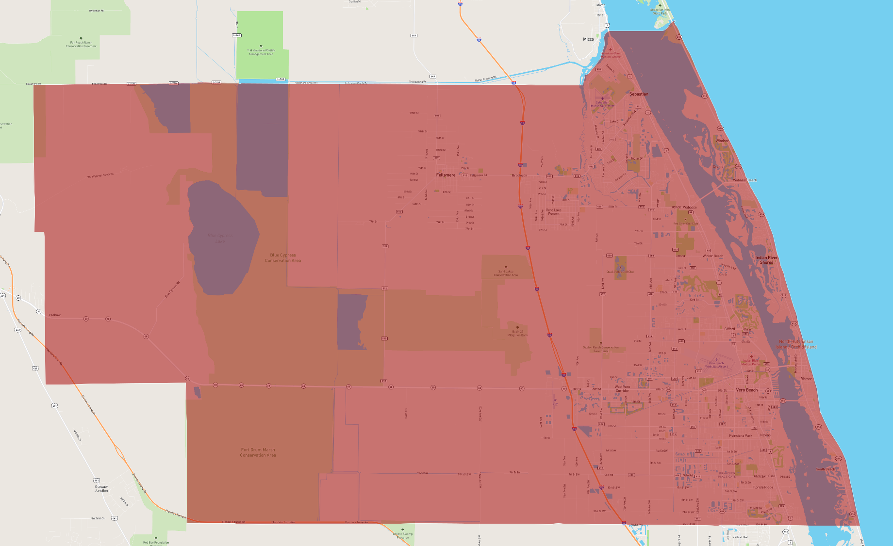 Florida Indian River County AtlasBig com - Florida Indian River County