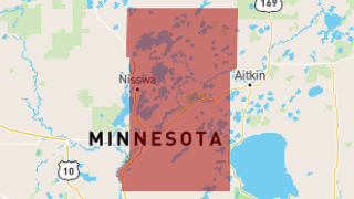 Minnesota Crow Wing County Thumbnail