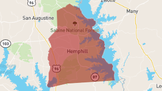 Texas Sabine County Thumbnail
