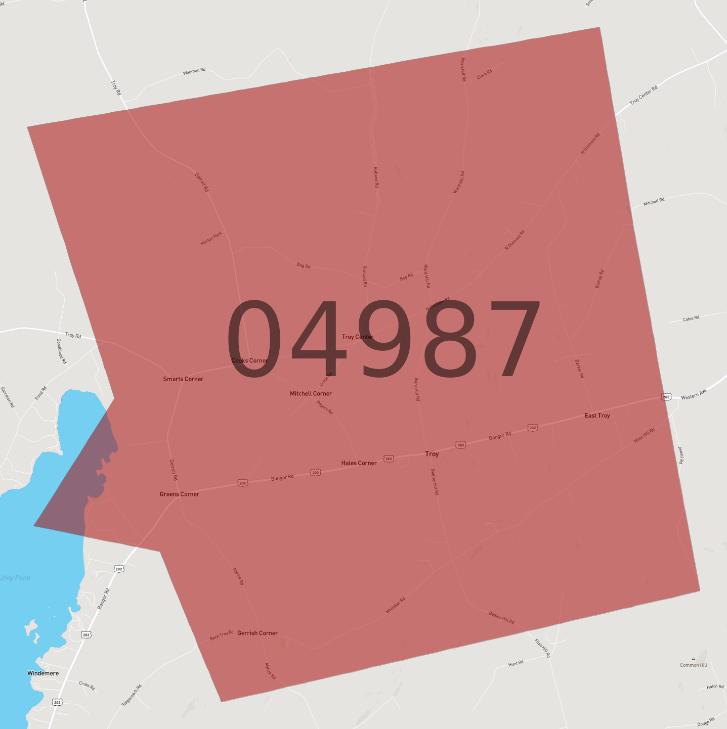 Zip Code 04987
