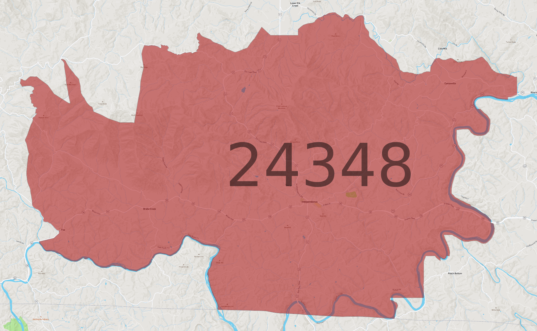 Zip Code 24348 - AtlasBig.com