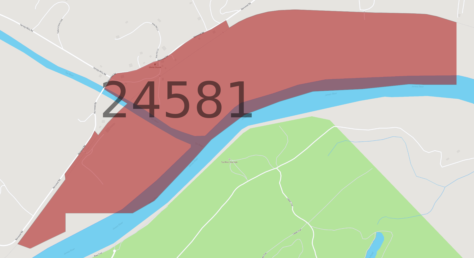 Zip Code 24581