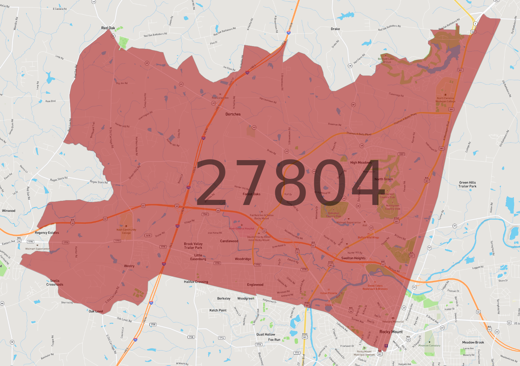 Zip Code 27804 AtlasBig Zip Code 27804 AtlasBig