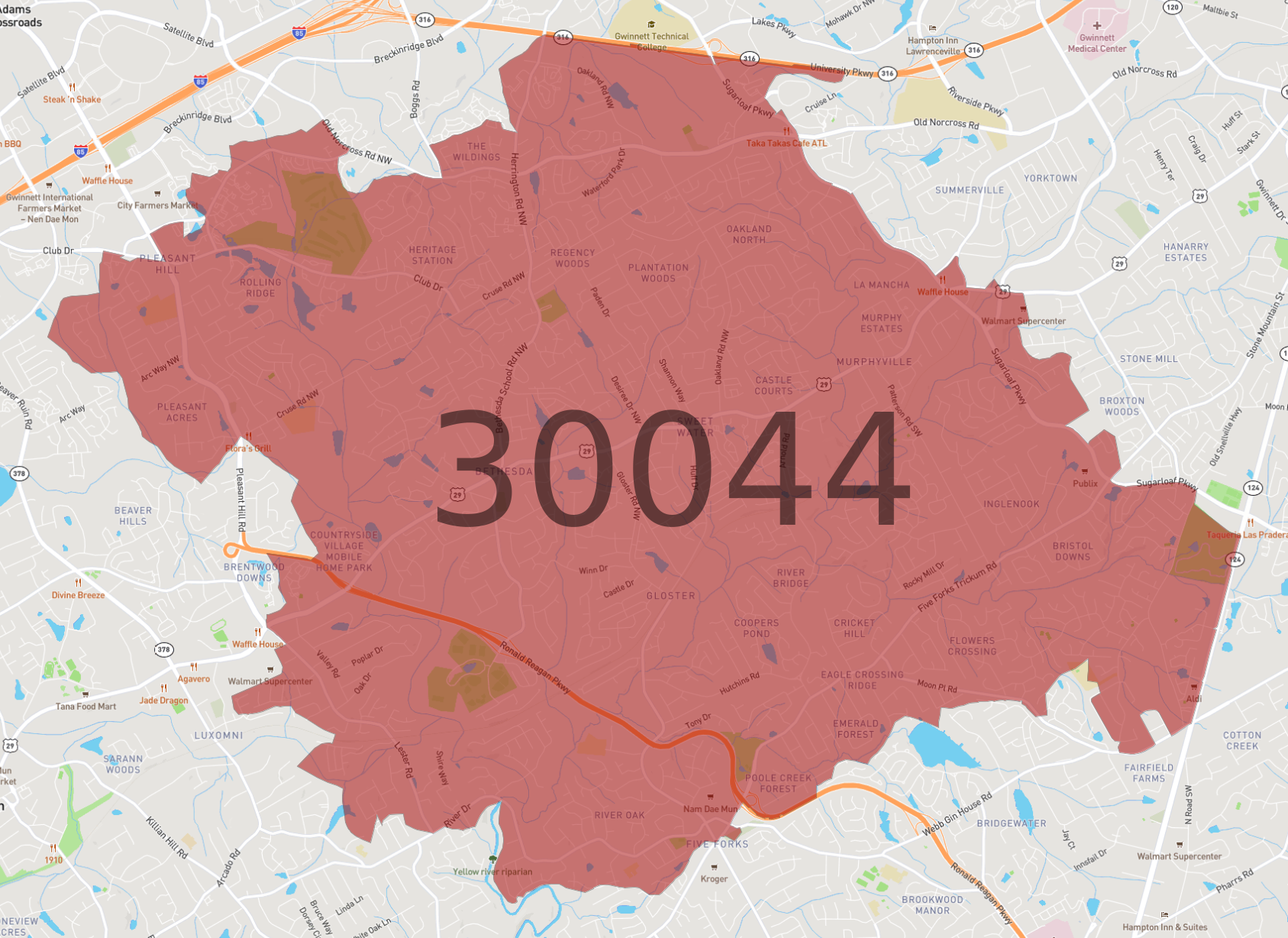 Postal Code 30044