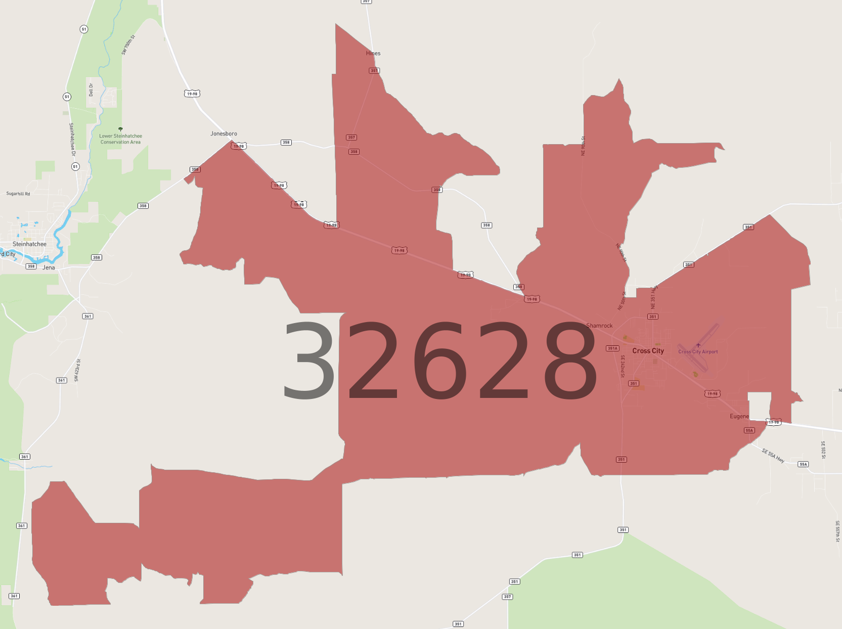 Zip code 32628 atlasbig