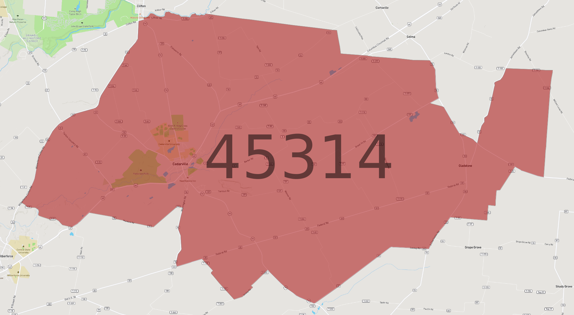 Zip Code 45314