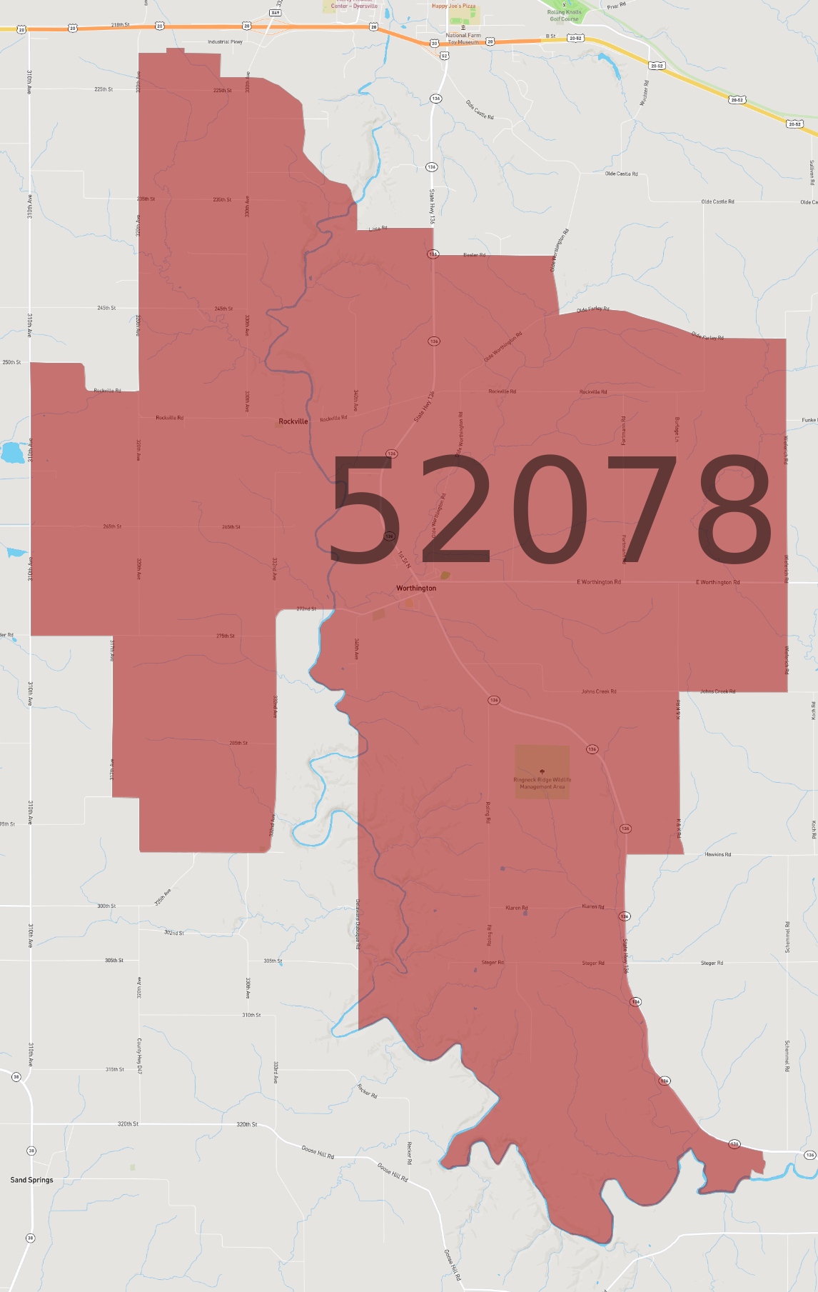 Zip Code 52078 AtlasBig com - Usa Zip Code 52078 