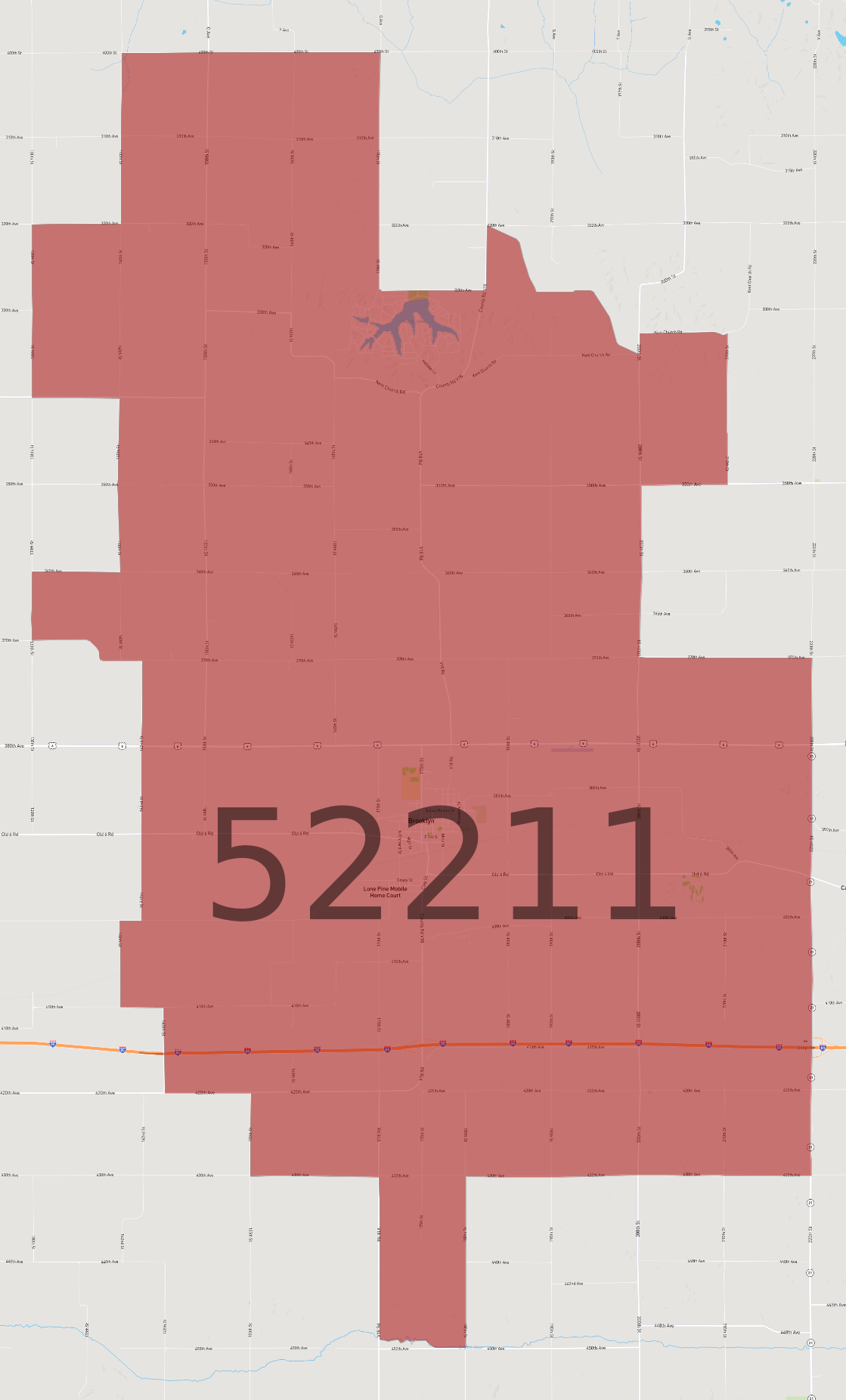 Zip Code 52211 - AtlasBig.com