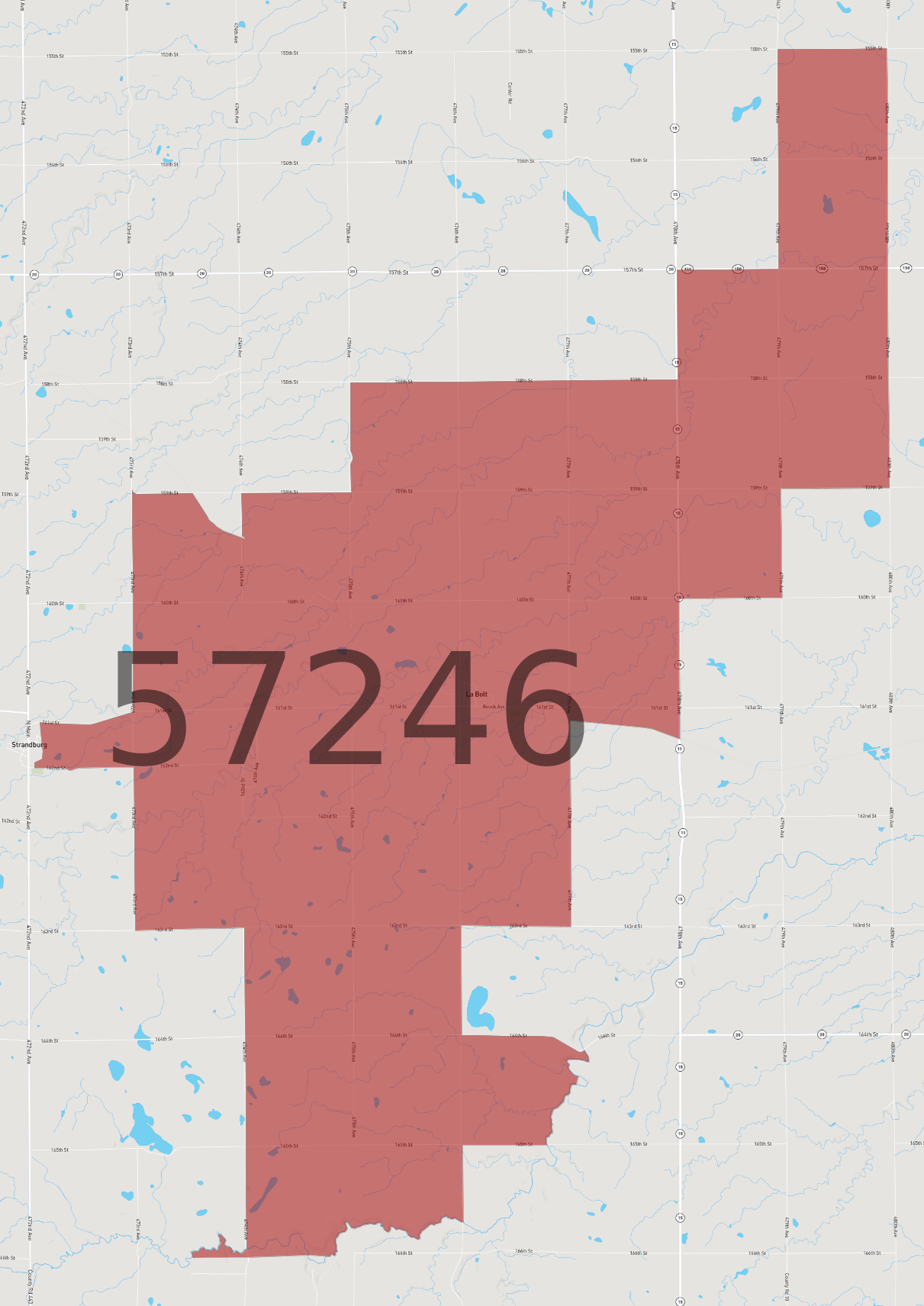 Zip Code 57246 - AtlasBig.com