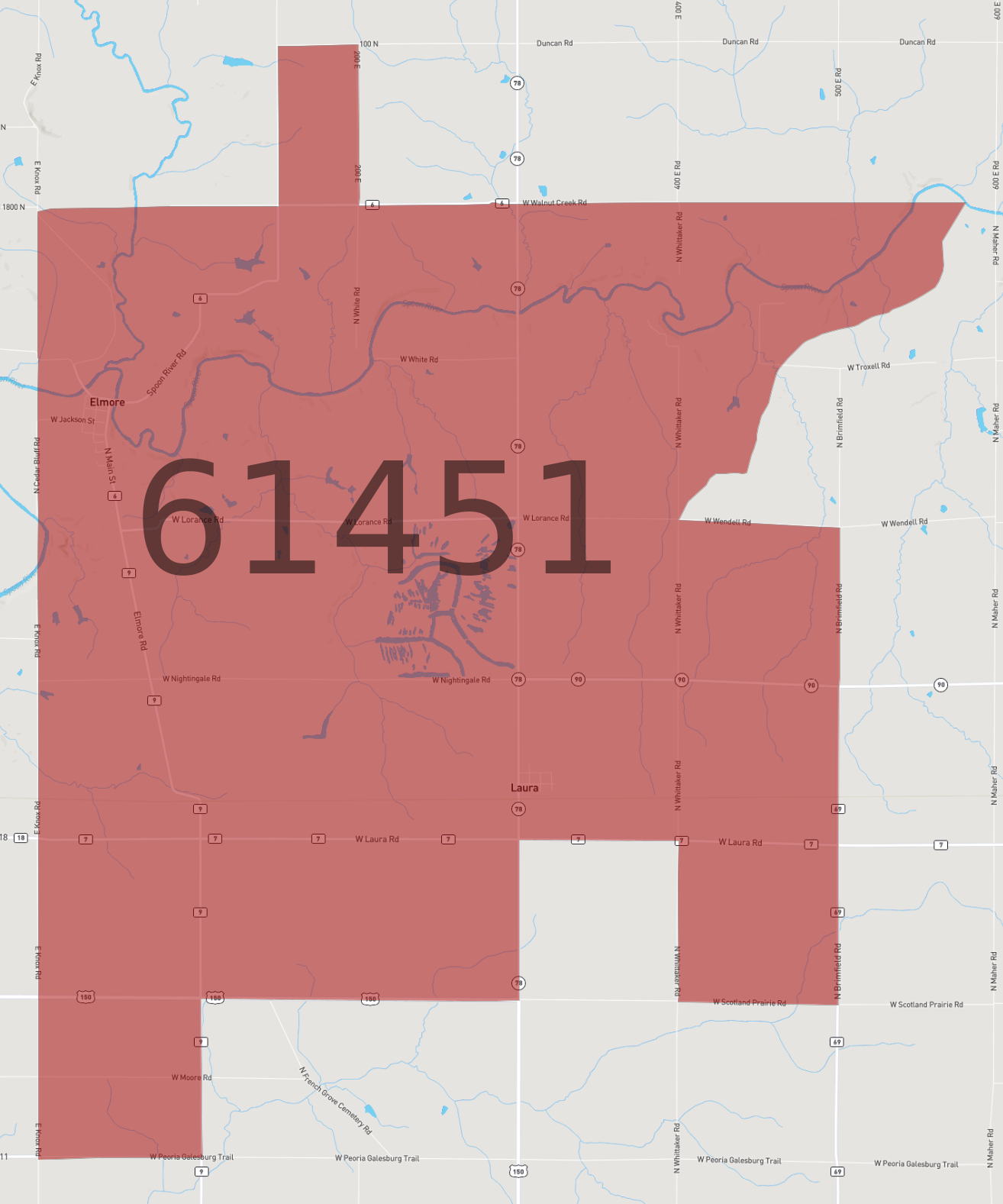 Zip Code 61451 - AtlasBig.com