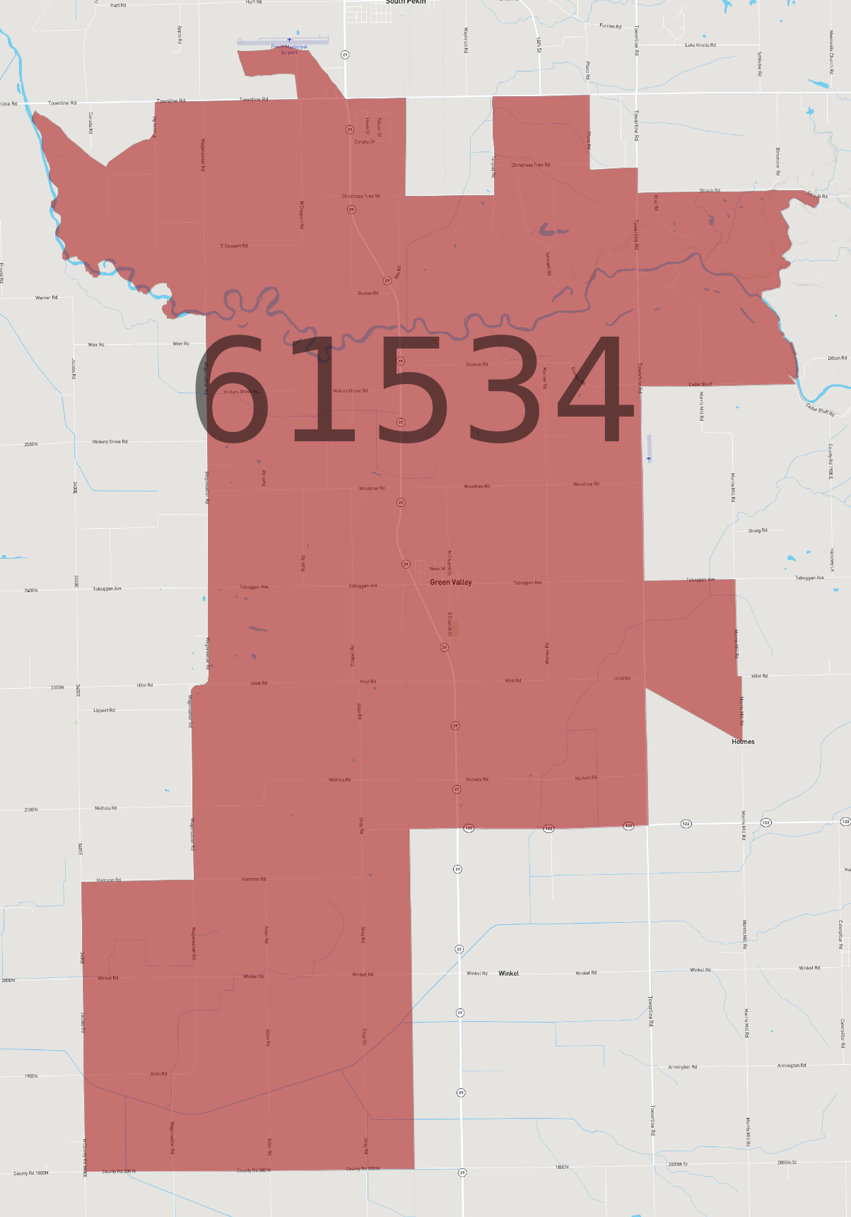 Zip Code 61534 - AtlasBig.com