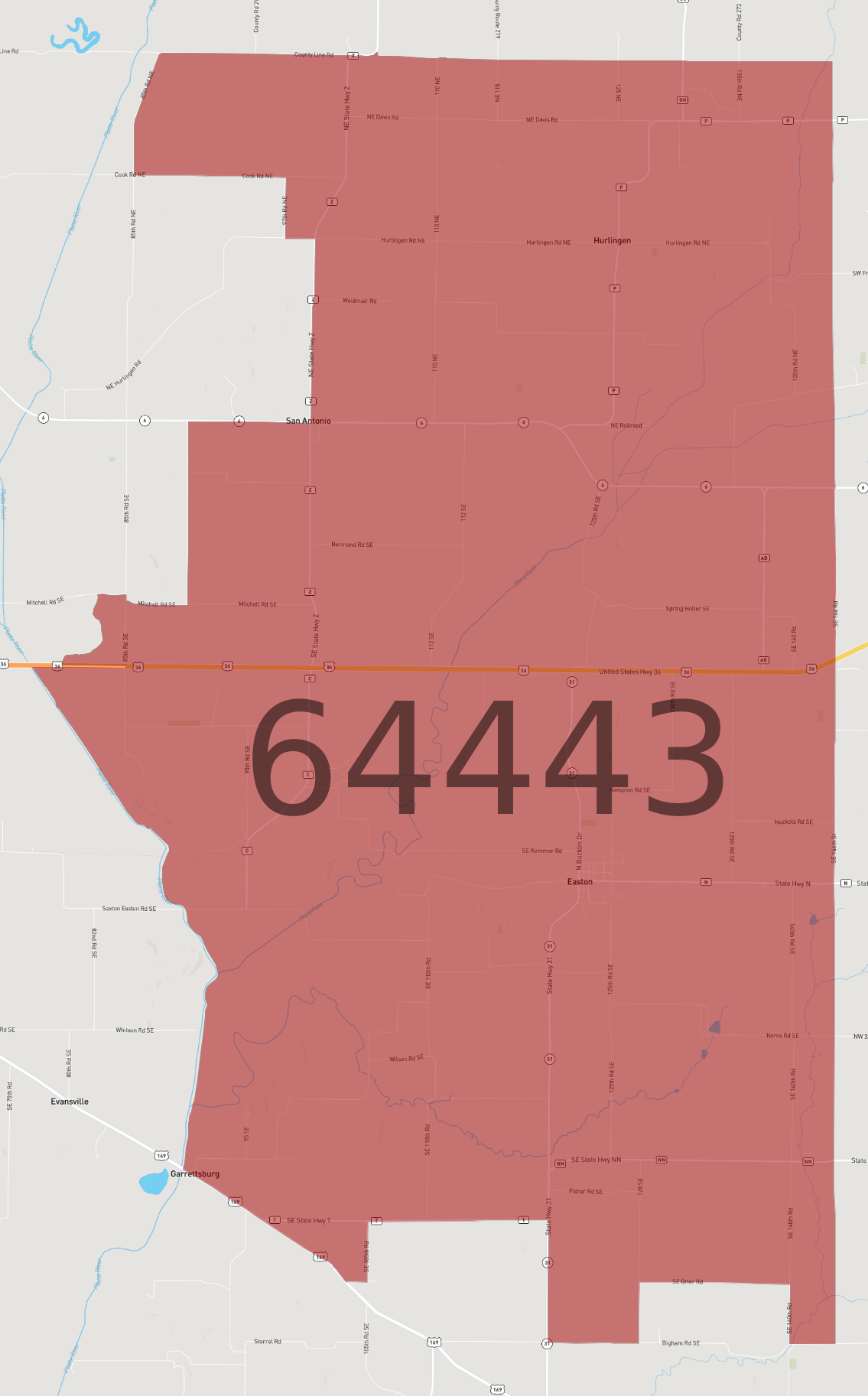 Zip Code 64443 - AtlasBig.com