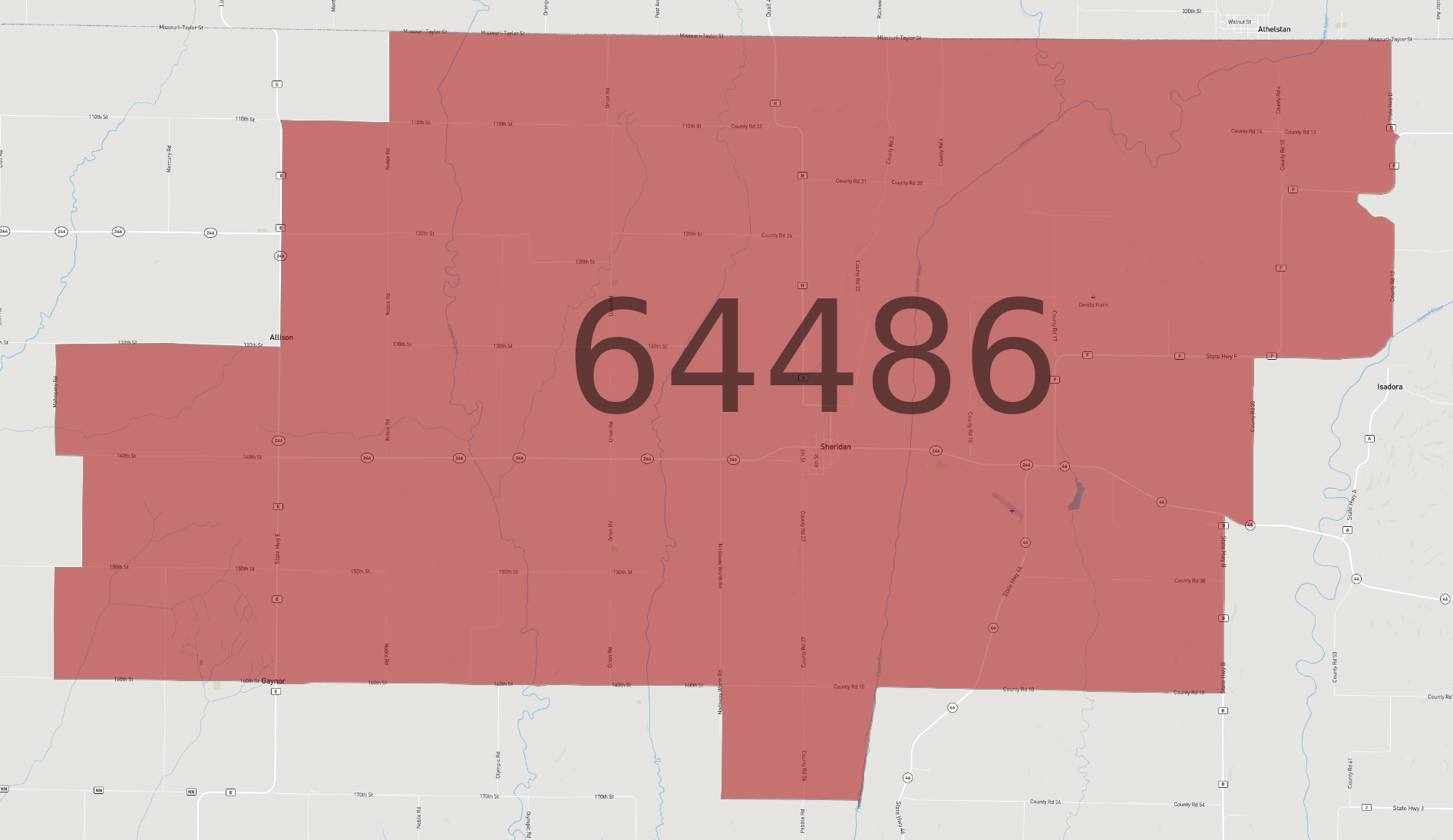 Zip Code 64486 - AtlasBig.com