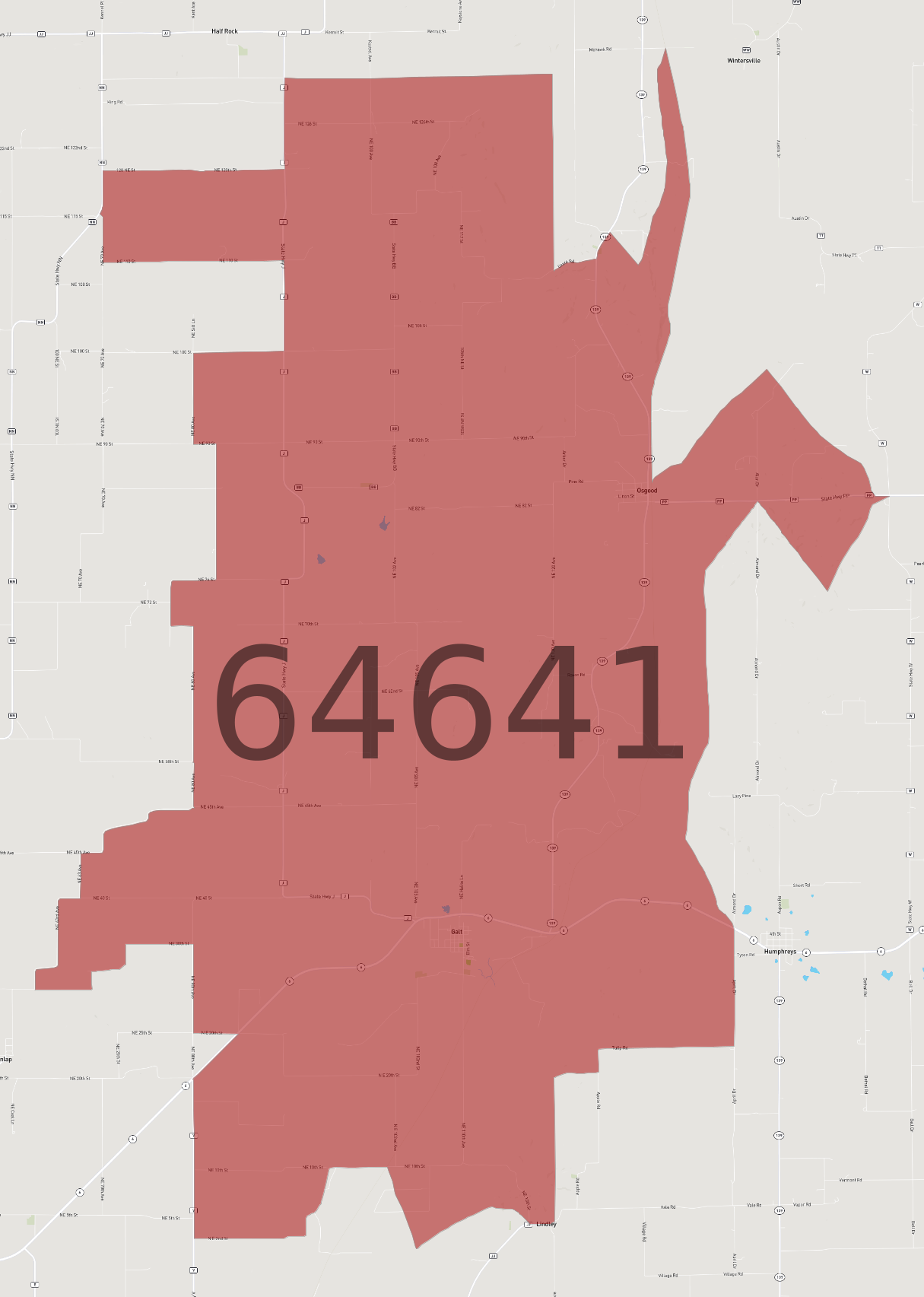 Zip Code 64641 - AtlasBig.com