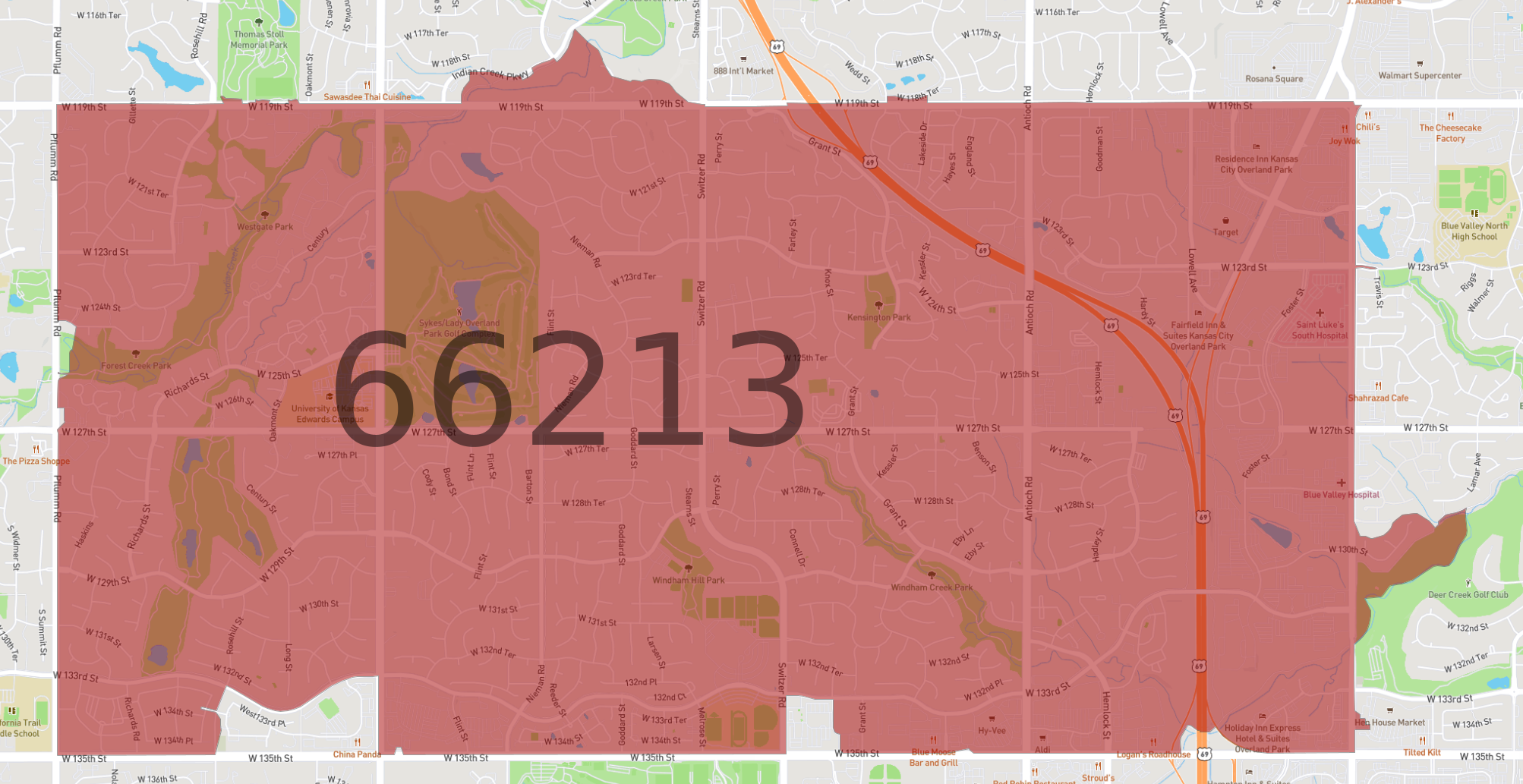 Zip Code 66213 - AtlasBig.com Zip Code 66213 - AtlasBig.com