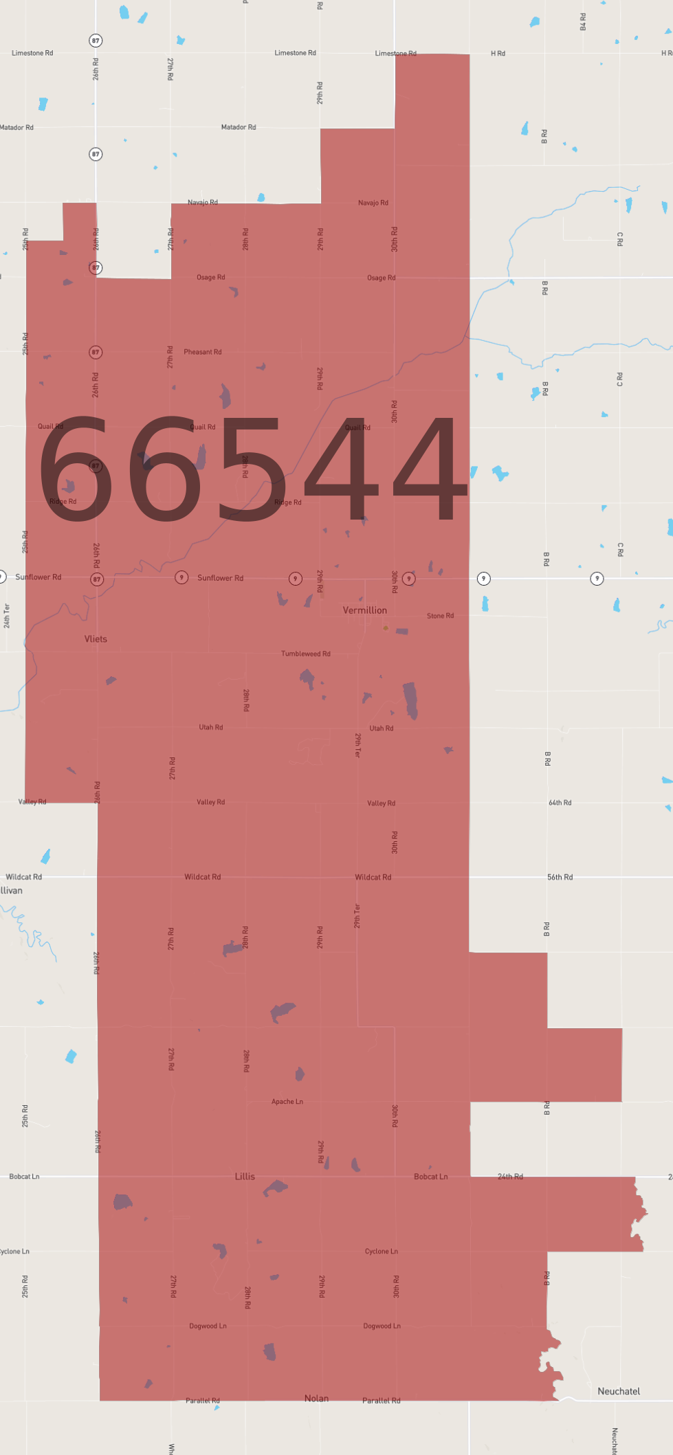 Zip Code 66544 - AtlasBig.com