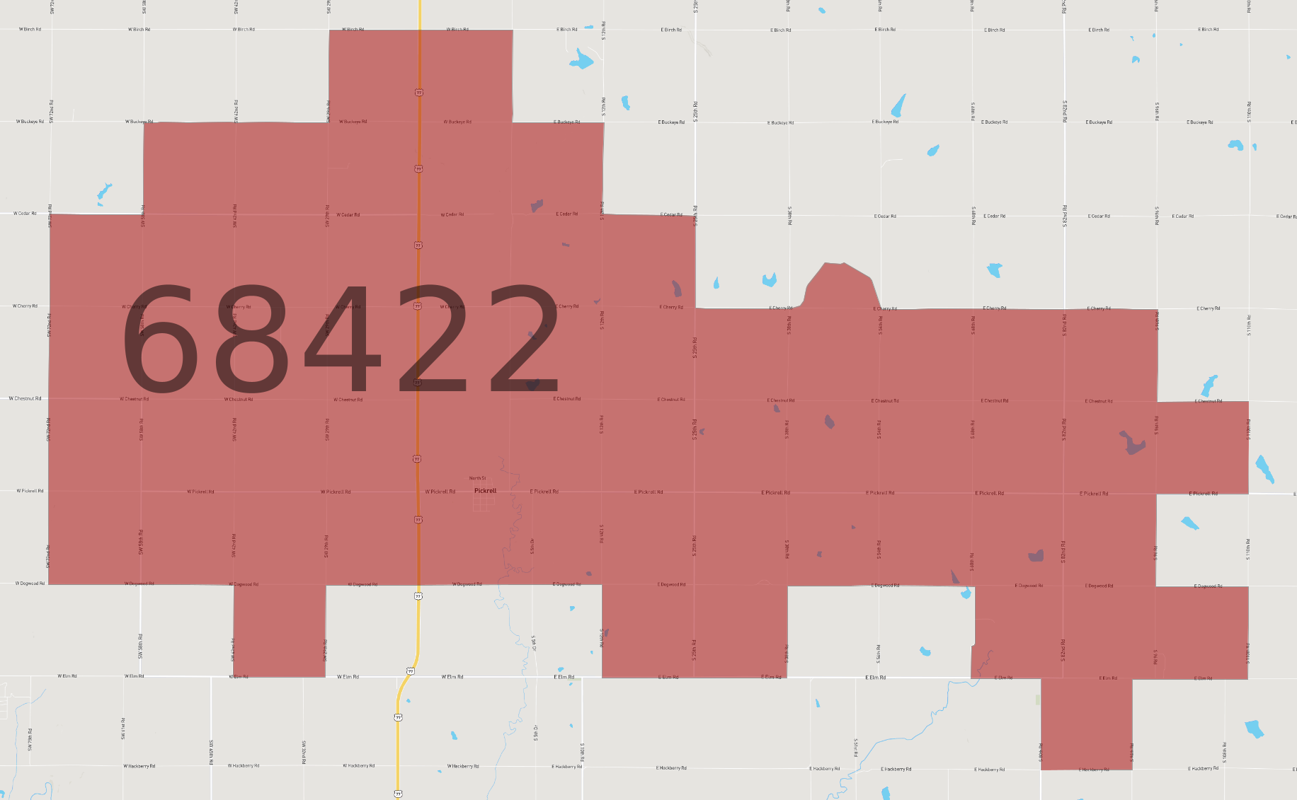 Zip Code 68422