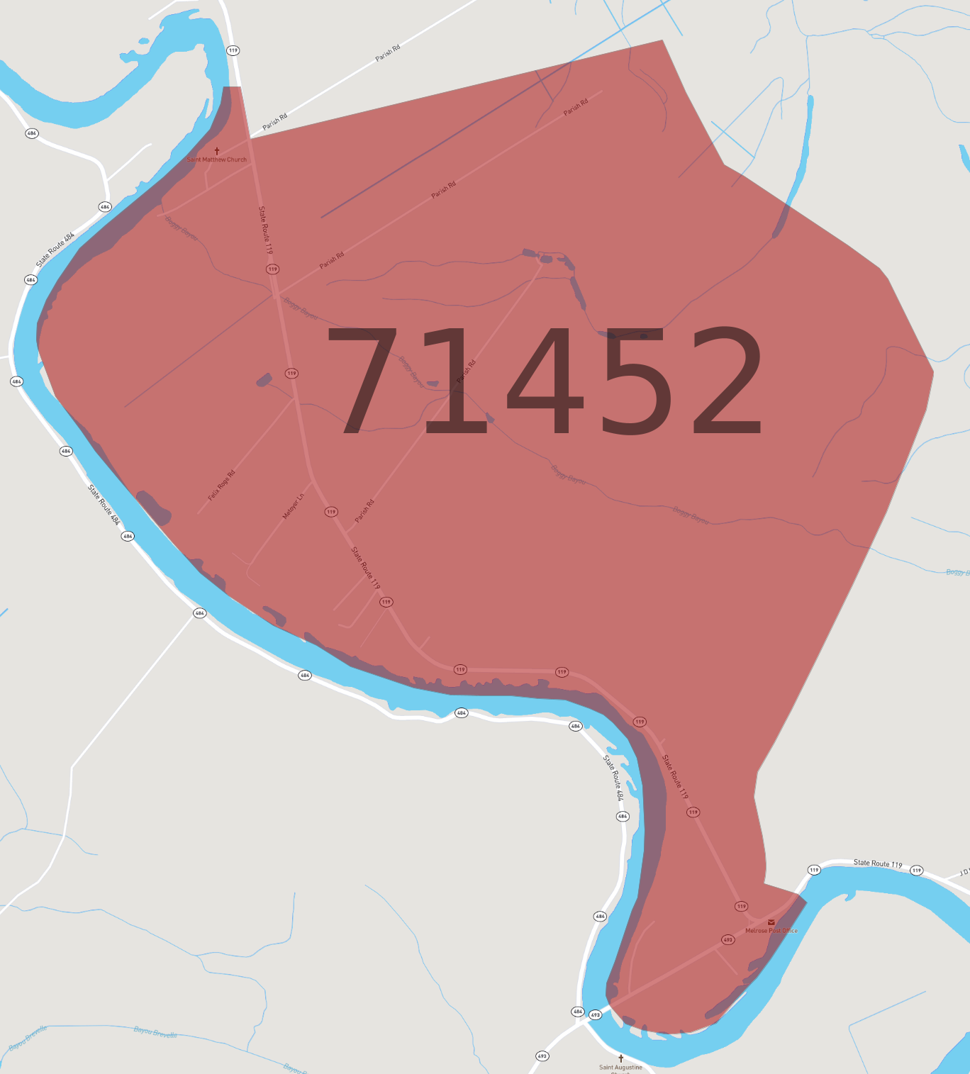 Zip Code 71452