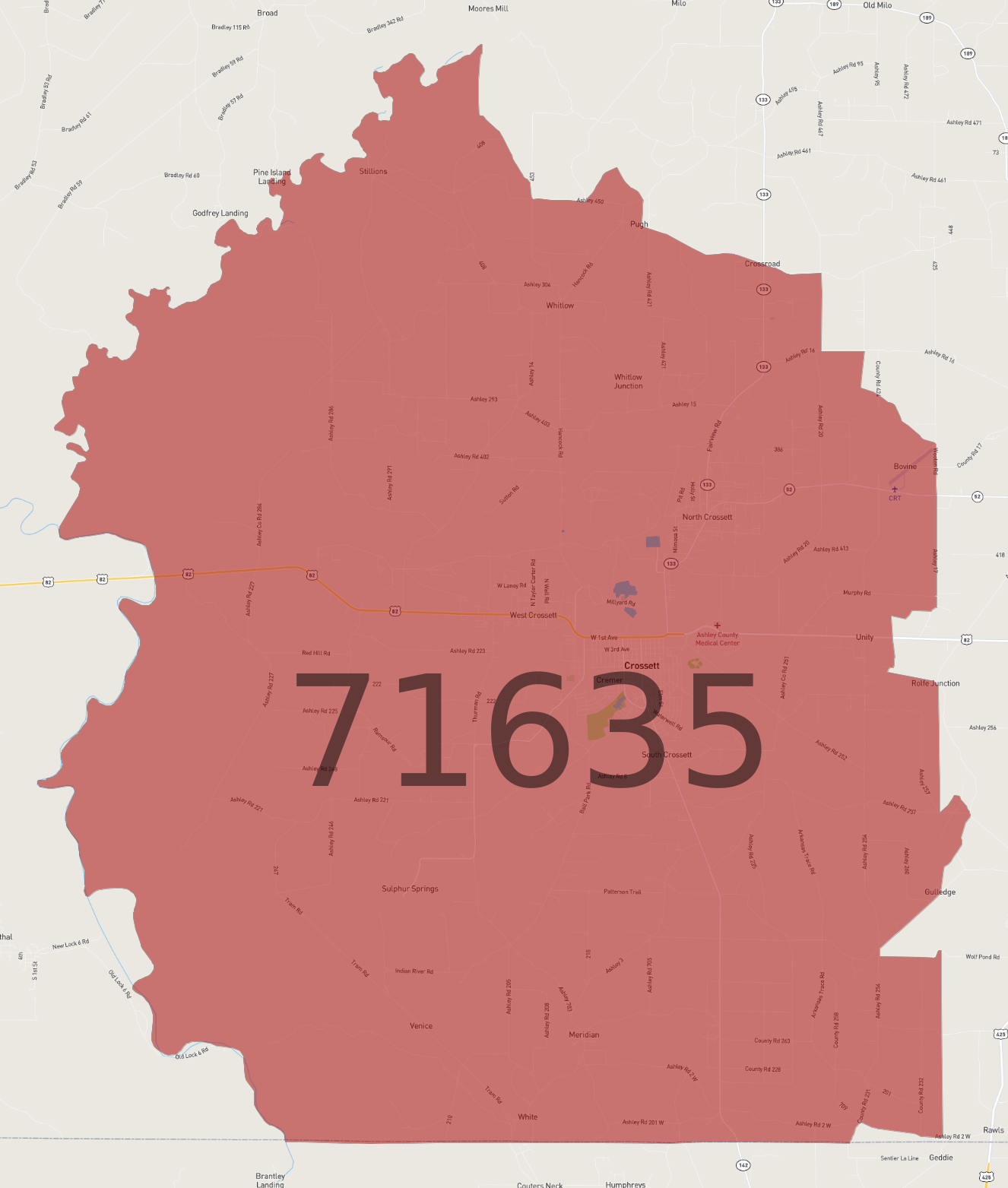 Zip code 71635 atlasbig