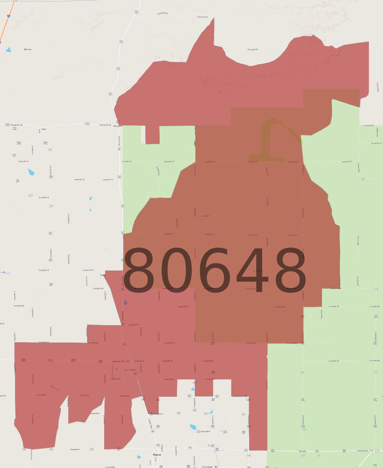 Zip Code 80648