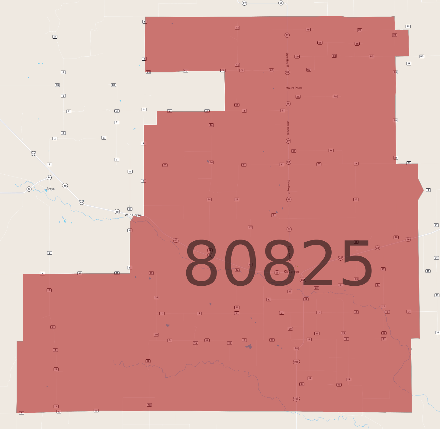 Zip code 80825 atlasbig