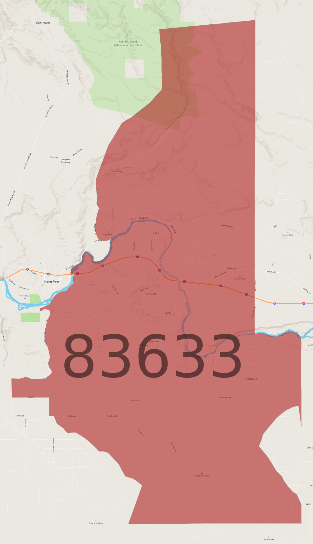 Zip code 83633 atlasbig