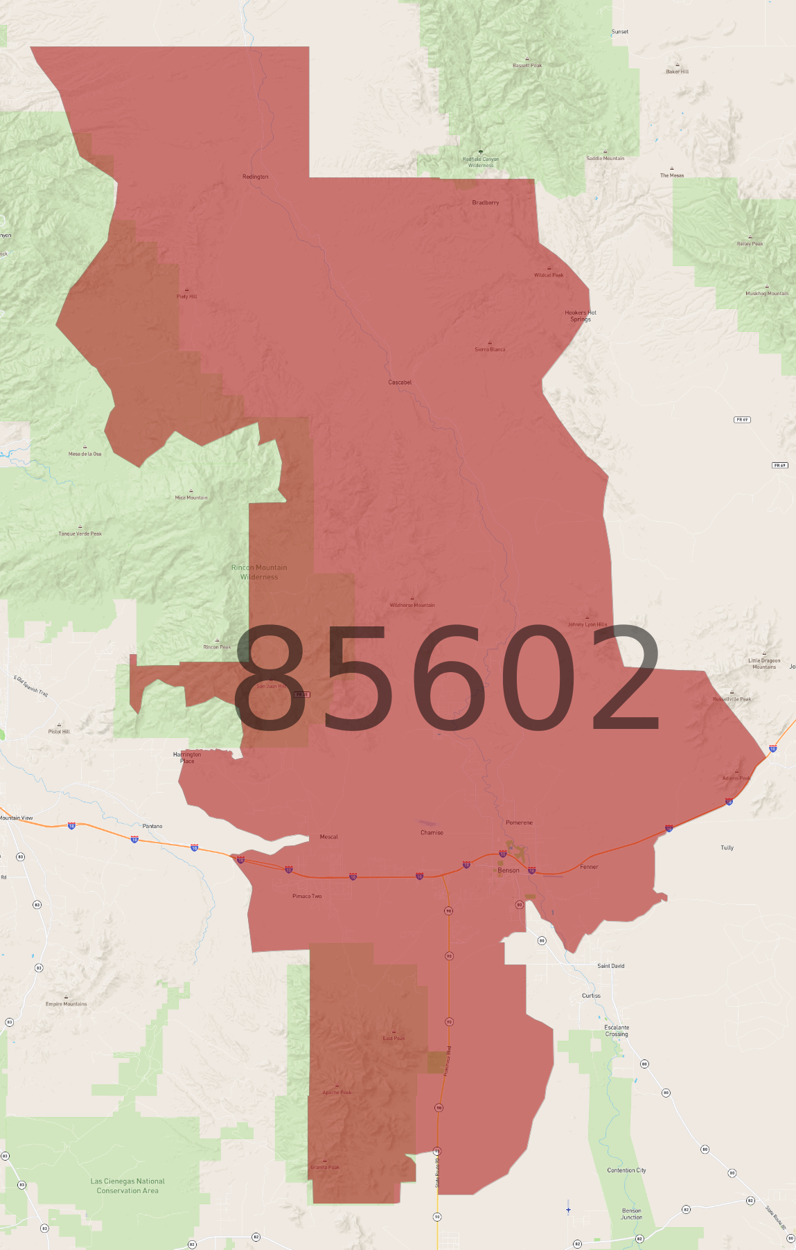 Zip Code 85602 - AtlasBig.com