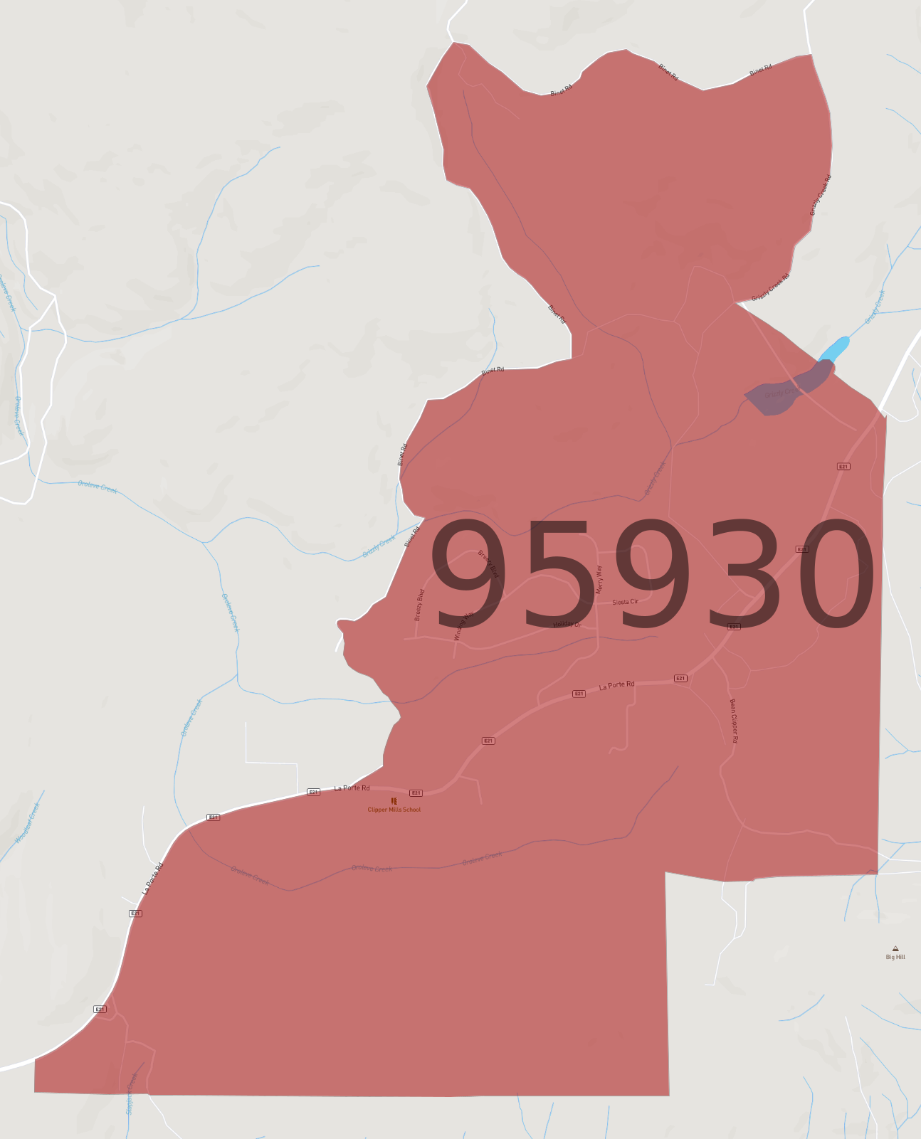 Zip Code 95930