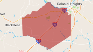 Virginia Dinwiddie County Thumbnail