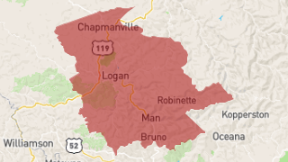 West Virginia Logan County Thumbnail