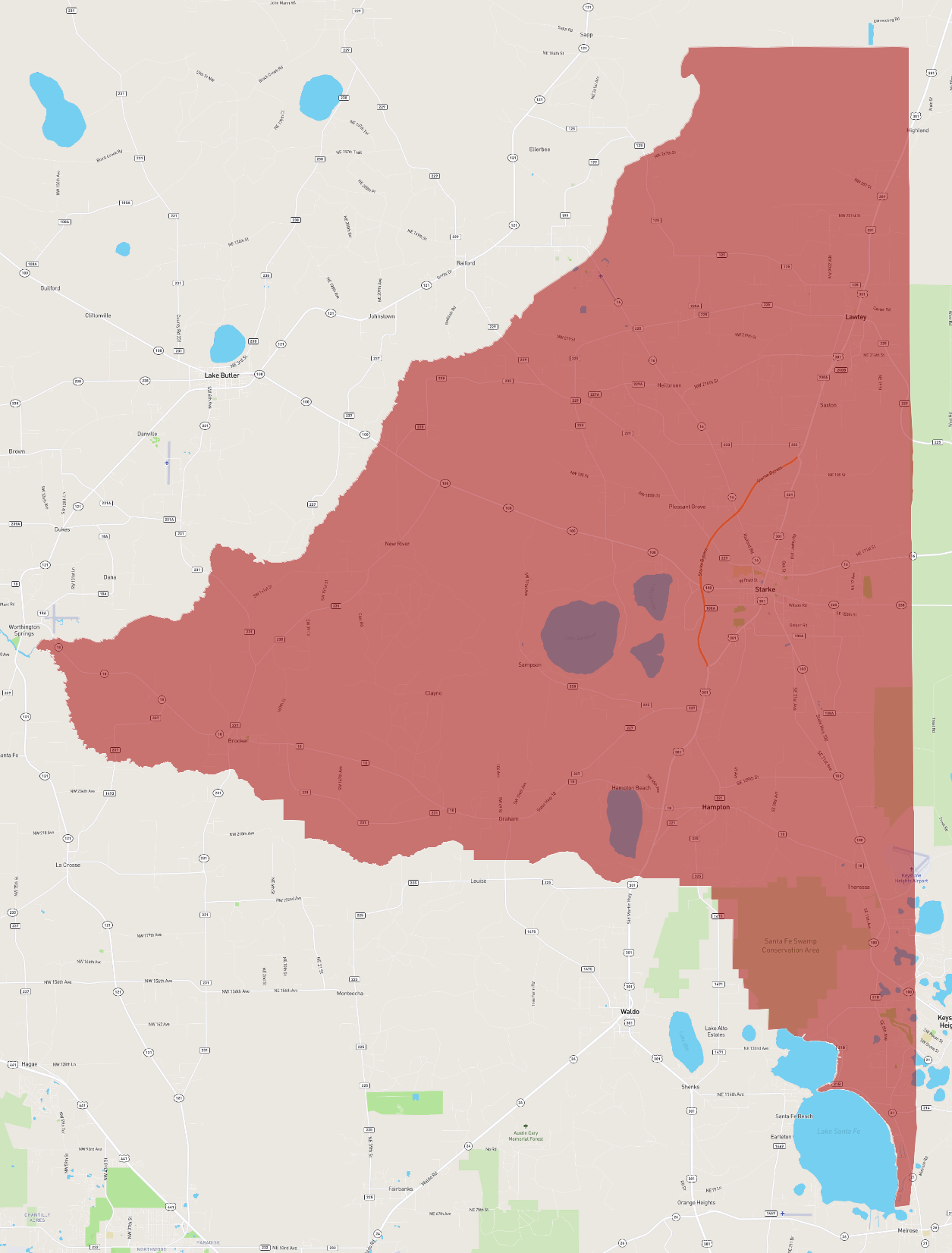 Florida Bradford County