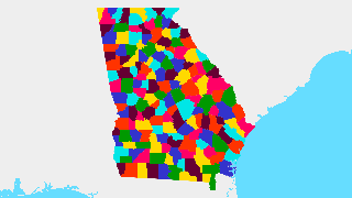 Counties of Georgia Thumbnail