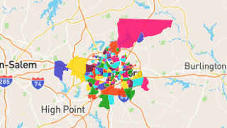 Neighbourhoods in Greensboro Thumbnail