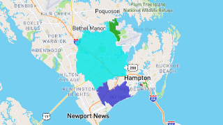 Zip Codes in Hampton Thumbnail