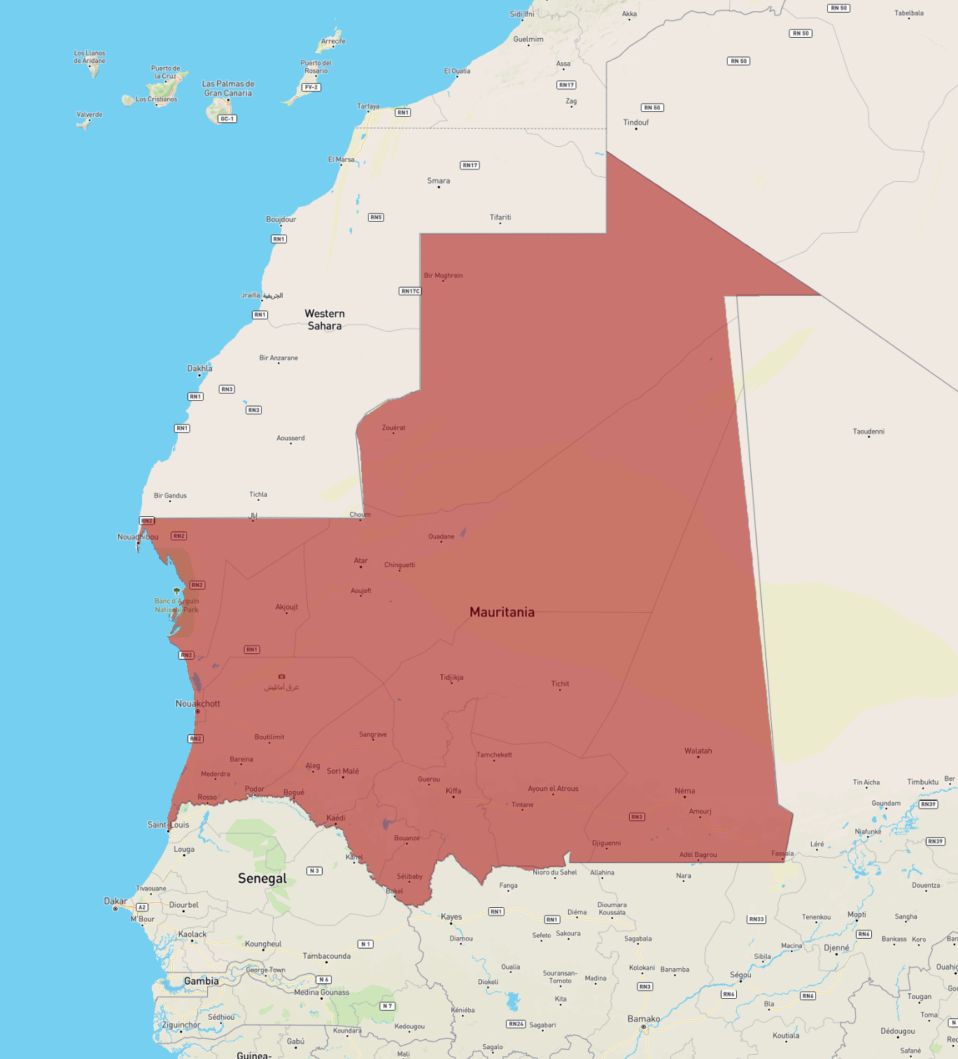 Mauritania - AtlasBig.com