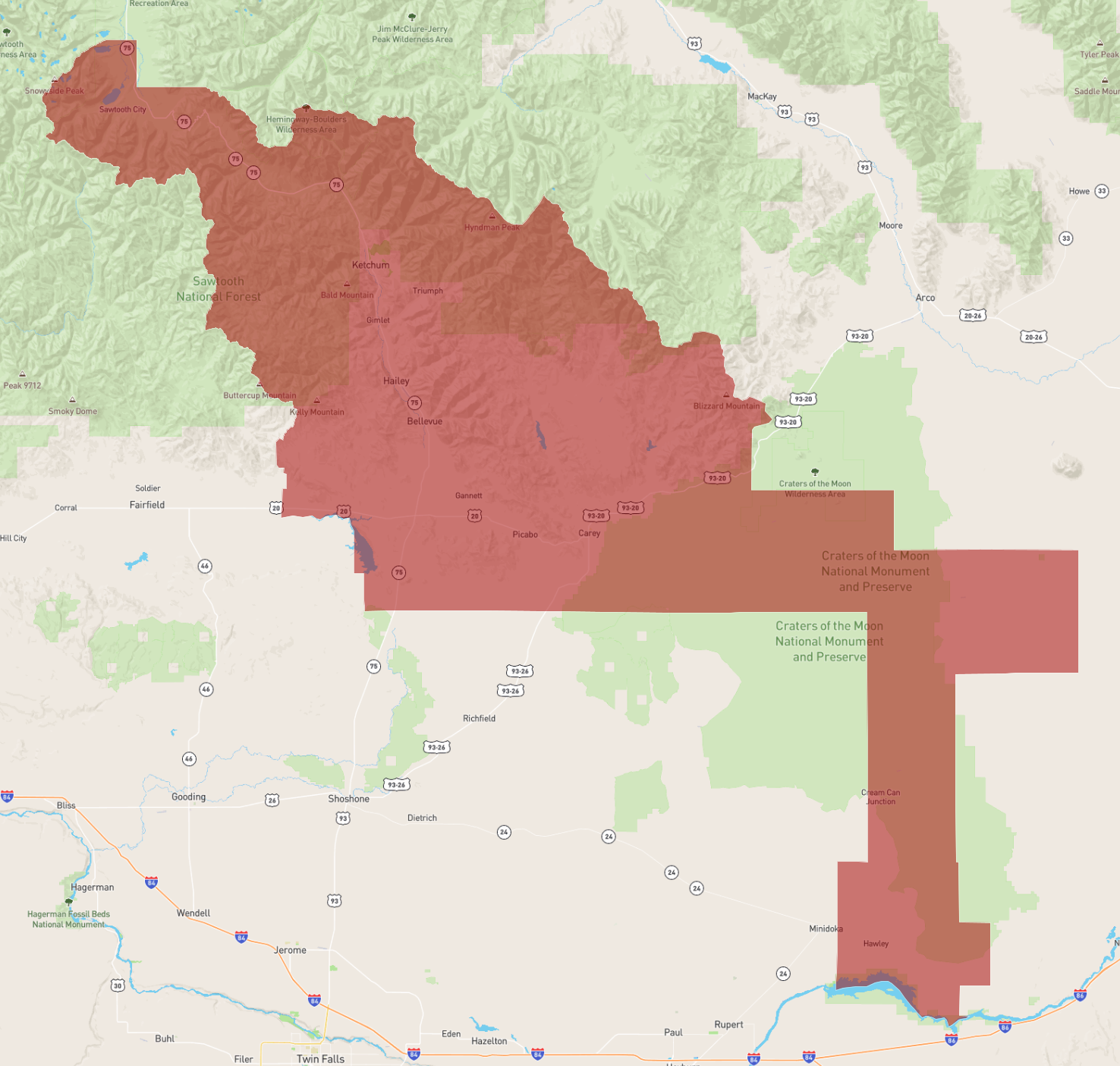 Idaho Blaine County