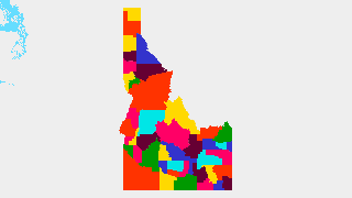 Counties of Idaho Thumbnail